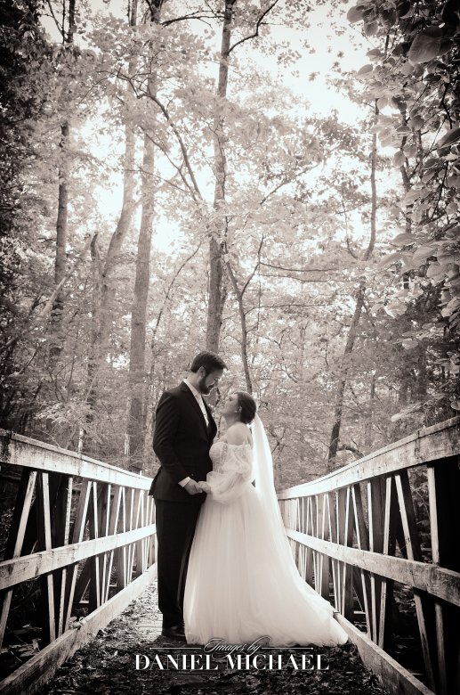 Vintage Backlit Natural Pose at Timeless Charm Bridge